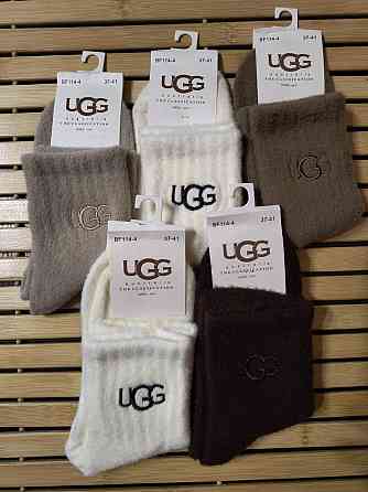 Жіночі теплі високі шкарпетки UGG. Набір теплих шкарпеток UGG (5 шт. в уп). Розмір 37-41 Київ