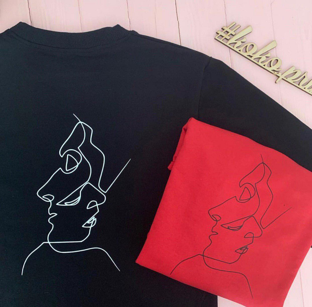 Парные футболки для парня и девушки Черновцы - изображение 1