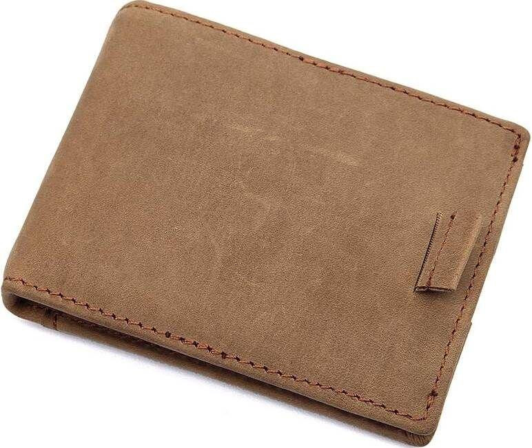 Зажим для денег Vintage 14532 из натуральной кожи Коричневый Киев - изображение 8