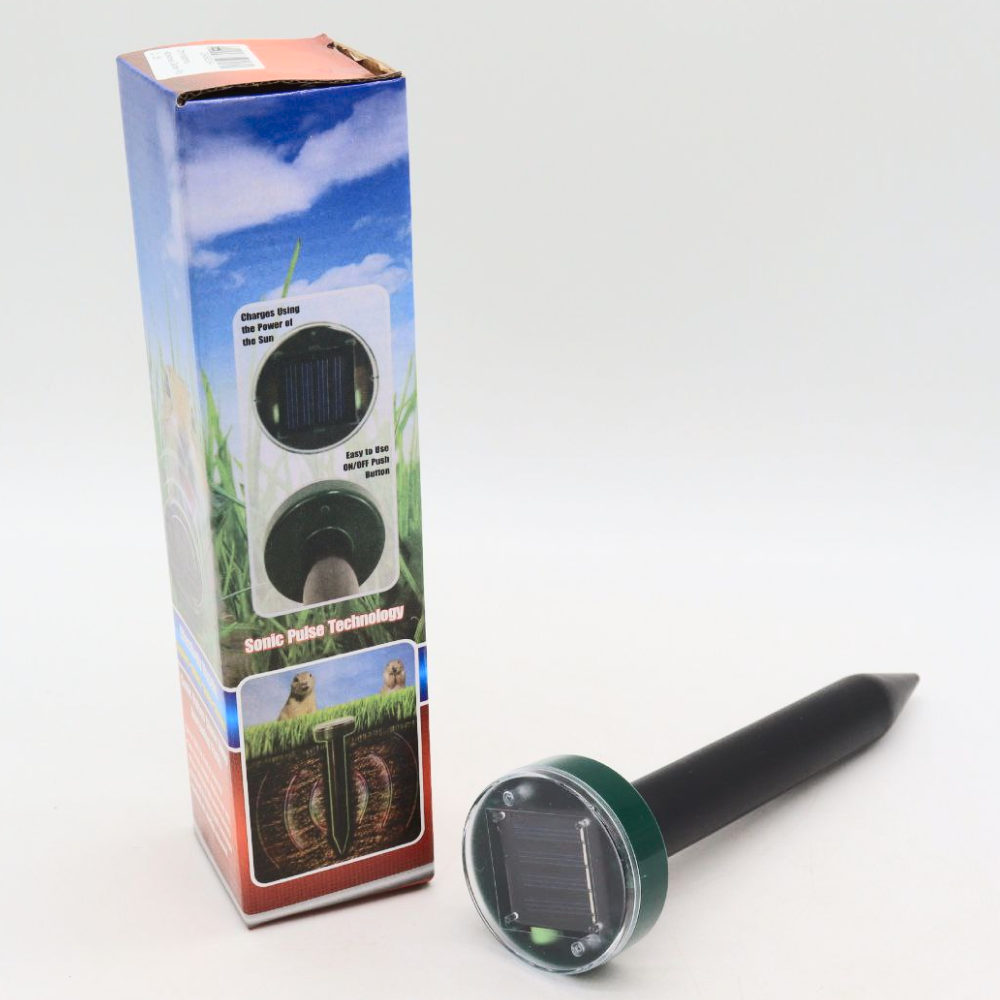 Ліхтар на сонячній батареї 52см, Solar flame + Подарунок Відлякувач гризунів Garden Pro / Садовий світильник Київ - фото 10