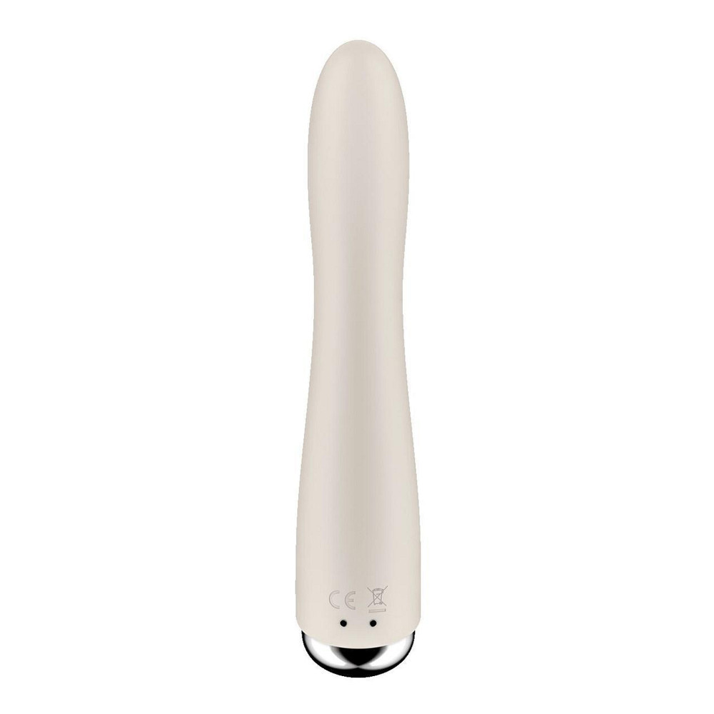 Вібратор точки G з обертанням Satisfyer Spinning Vibe 1 Beige, 2 мотори Sex Aura Київ - фото 4