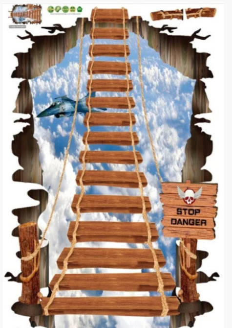 Наклейка декоративна Міст Київ - фото 6