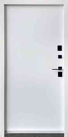 Дверь уличная Форт-М модель Милан ТЕРМОРАЗРЫВ антрацит/белое дерево Киев