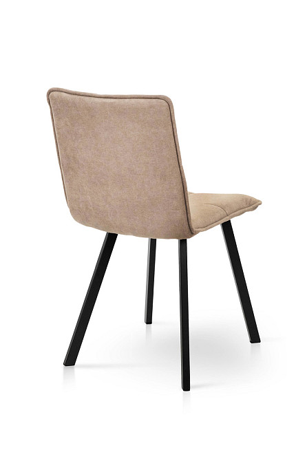 Стілець Тетріс, метал чорний/ тканина коричнева Київ - фото 4