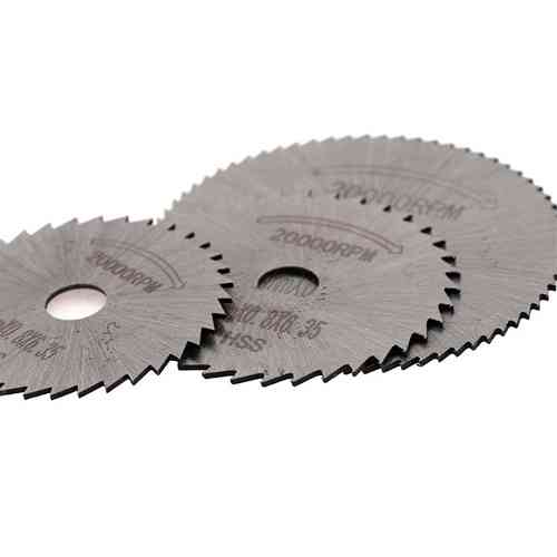 Набор отрезных кругов 6шт, дисковых пил 22-50мм для дремеля гравера, HSS сталь Винница