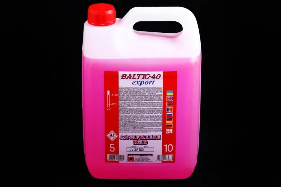 Жидкость охлаждающая антифриз красный -22° Baltic-40  5л Винница