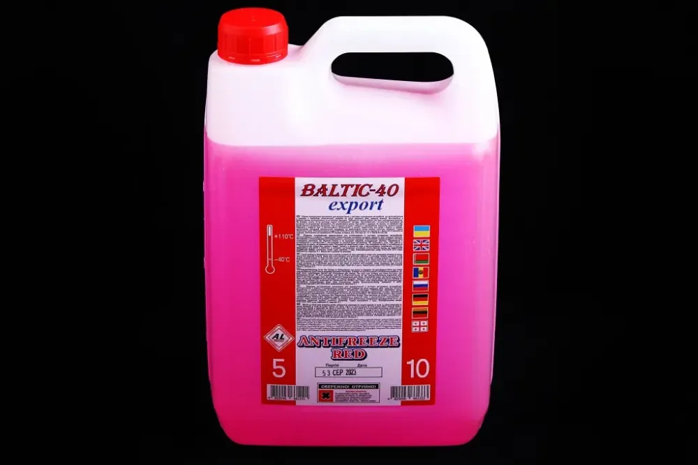 Жидкость охлаждающая антифриз красный -22° Baltic-40  5л Винница - изображение 1