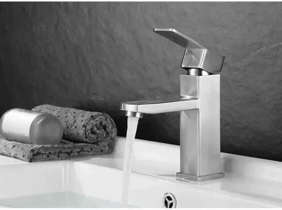 Смеситель для умывальника WEZER PRO1-02 сатин Киев