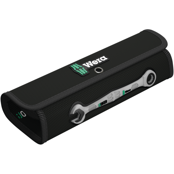 Набір комбінованих ключів Wera з тріскачкою 10-19мм+ріжкові ключі 10х13/17х19 6шт, в сумці, 05020022001 Одеса