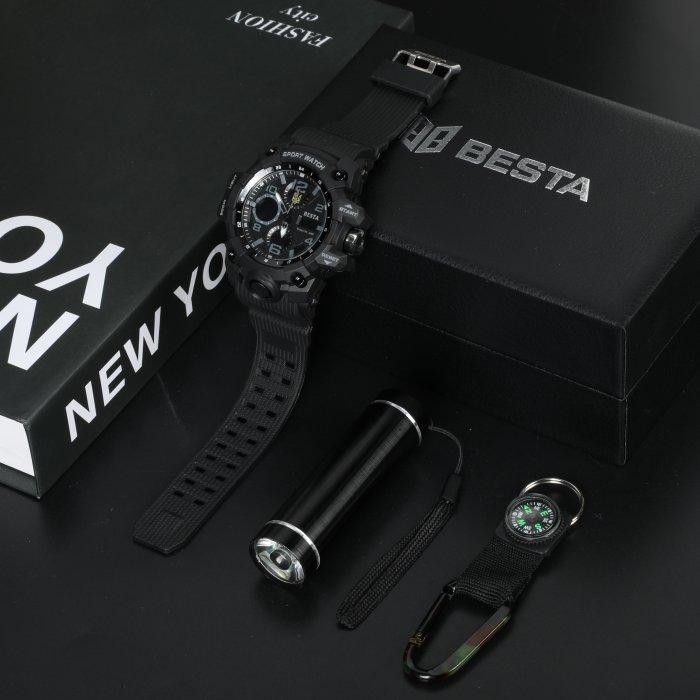 Чоловічий наручний годинник Besta Box Peremoga Light з компасом + подарунковий набір Вінниця - фото 4