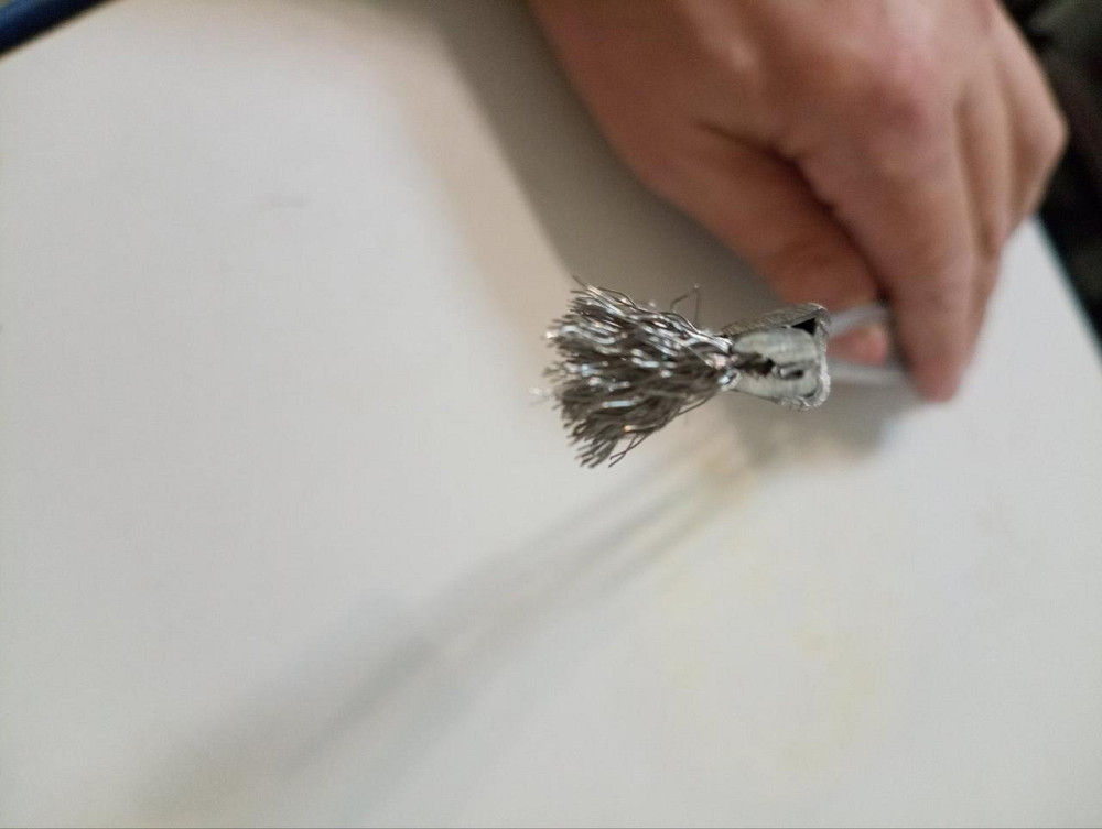 Ручна щітка дротяна "SzczotPol", сталеві дротики, металева ручка, 210 мм Киев - изображение 3