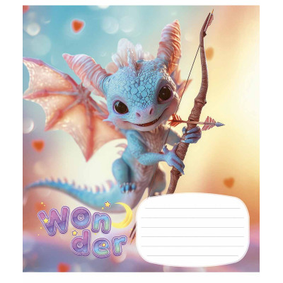 Зошит Школярик Wonderful 12 аркушів лінія (012-3414L) Вінниця - фото 1