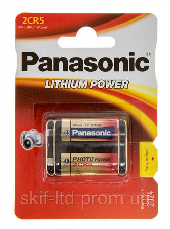 Батарейка Panasonic 2CR-5L BLI 1 LITHIUM Київ - фото 1