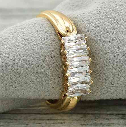 Кольцо 19 размер позолота 18К Киев