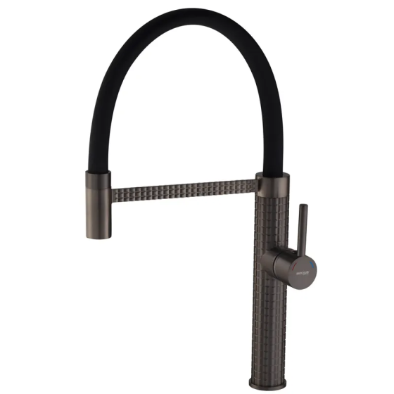 Кухонный смеситель Mixxus Premium Oliwer 017 графитовый REFL.BLACK (MI6967) Харьков