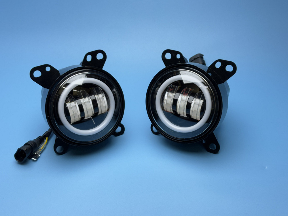 Протитуманні LED фари DAF XF105, CF65, CF75, CF85, LF45, LF55 білі (35вт) + Ходові огні + поворот Харків - фото 5