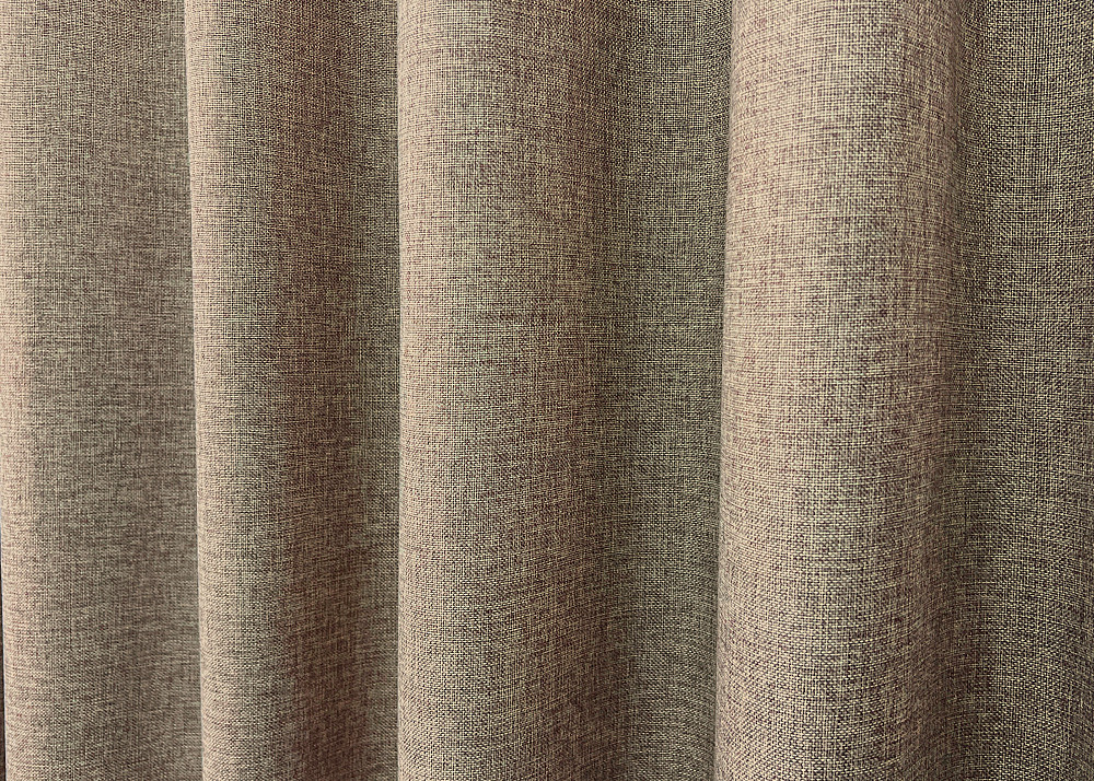 Комплект готовых штор VR-Textil Лен Мешковина № 1921ш Капучино 100х270см 2 шт (31-0016) Киев - изображение 8