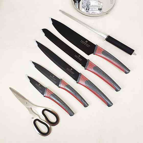 Топ лучших ножей для кухни, Кухонные ножи домашние, Набор ножей кухонные ножи поварские набор LX-72 Львов