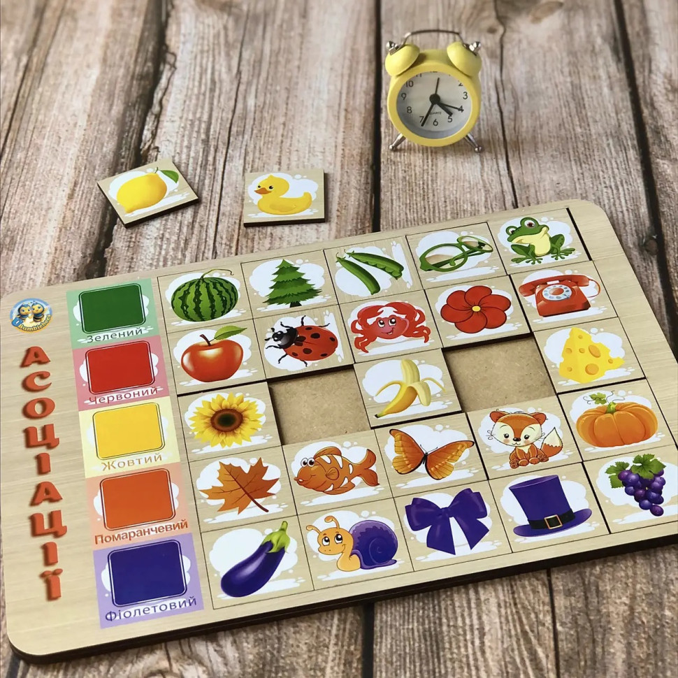 Деревянный пазл-вкладыш 