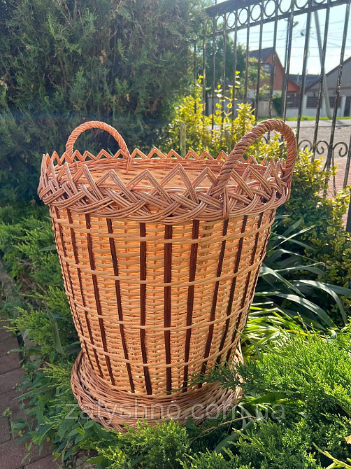 Корзина для цветов плетеная Киев - изображение 1