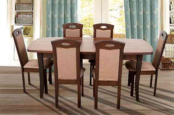 Стіл обідній Квартет (1800+500)*900 горіх темн. Київ