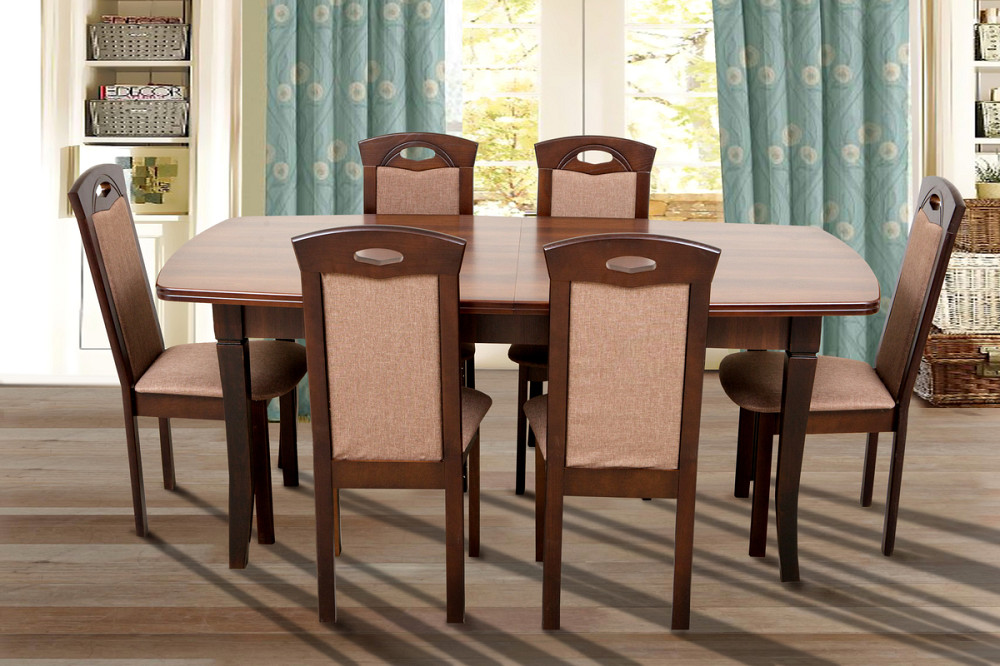 Стіл обідній Квартет (1800+500)*900 горіх темн. Київ - фото 1