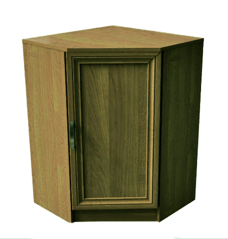 Тумба угловая 