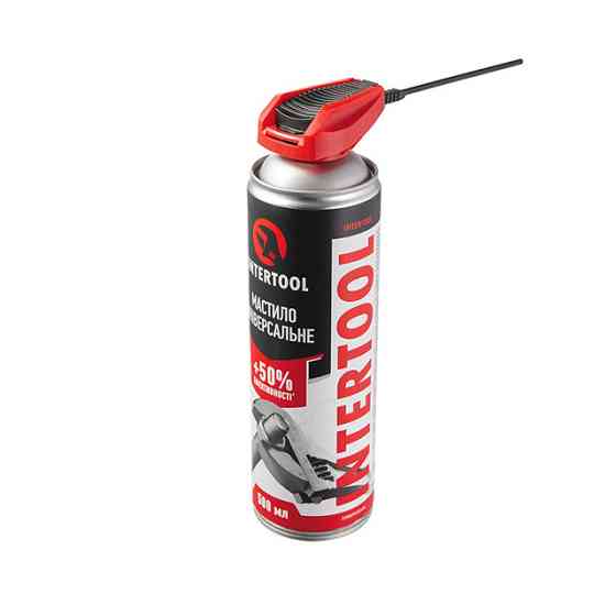 Мастило універсальне, аерозоль, 500 мл INTERTOOL FS-4000 Київ