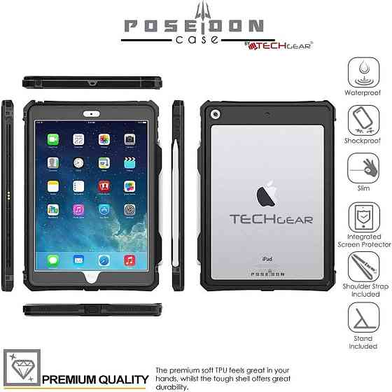 Захисний чохол TECHGEAR для iPad 10.2 2021/2020/2019 [9th 8th 7th Generation] Дніпро