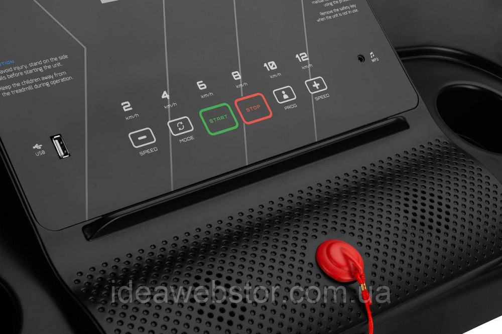 Беговая дорожка Gymtek XT600 электрическая складная для дома 16 км/ч с наклоном до 15% амортизацией 12 программ нагрузки до 140 кг Киев - изображение 12