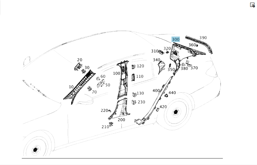 Mercedes-Benz  A2136900925 8U11 Облицювання задньої стійки E-class W213 Одеса - фото 2