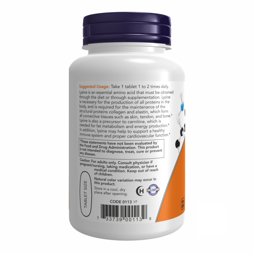L-лизин Now Foods L-Lysine 1000mg 100 таб Киев - изображение 6
