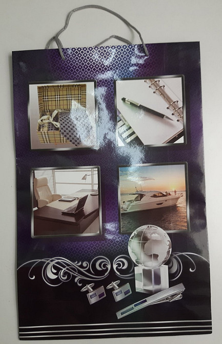 Пакет бумажный гигант вертиркальный (30х42х12)(артGV-007) (12 шт) Харьков - изображение 4