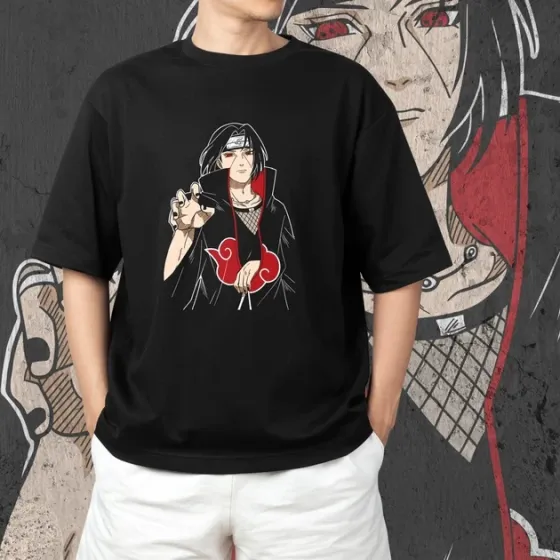 Футболка мужская с принтом Наруто Ітачі Учіха 4 Размер 48 Anime0301 Днепр