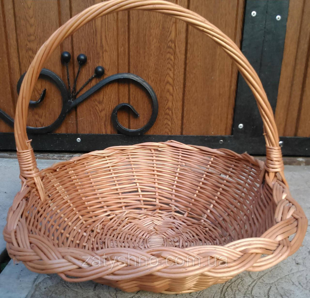 Кошик плетений великий Київ - фото 3