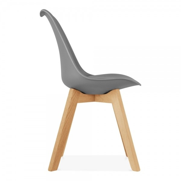 Стілець Тор м'який обідній сірий Дніпро - фото 4