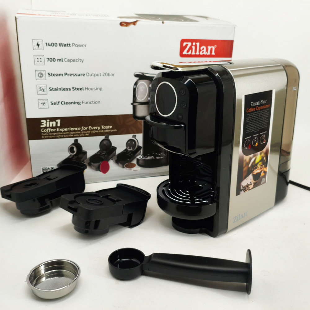 Кофемашина капсульная Zilan ZLN2846 20 Bar 700мл 1400Вт сенсорная ZE-22 Львов - изображение 10