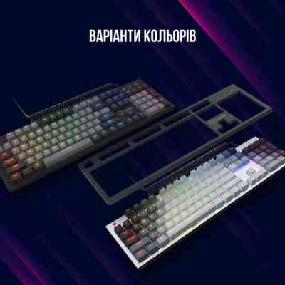 Клавіатура Lorgar Azar 514 RGB USB UA Black (LRG-GK514B-UA) Вінниця