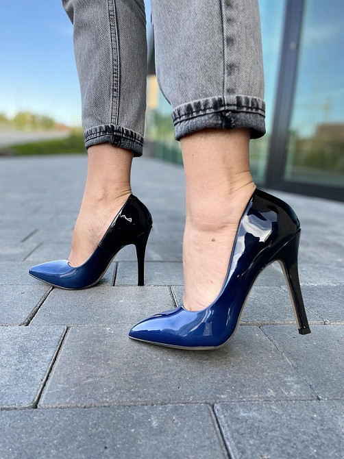 Vices Туфлі жіночі VICES сині еко-лак каблук 11 см 36-37 р. (4010-11) Коломыя - изображение 10
