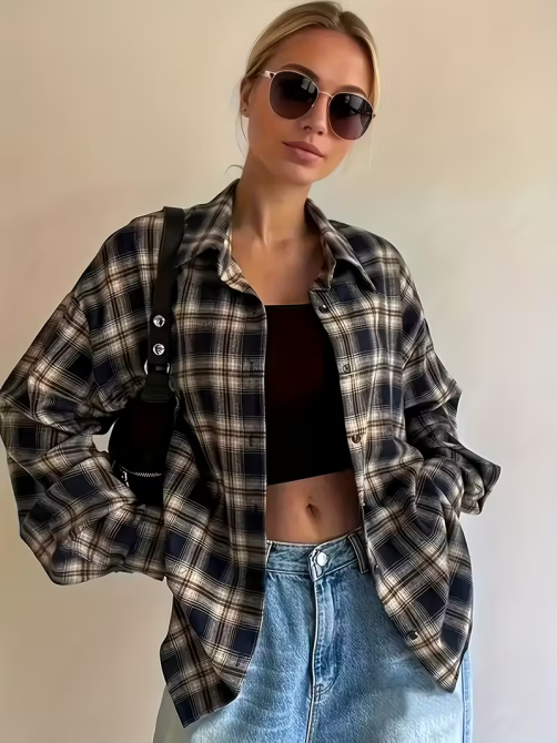 Женская рубашка в клетку 2XL Харьков - изображение 1