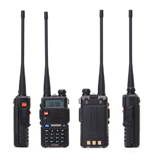 Рація Baofeng UV-5R 5W USB-C Li-Ion акумулятор 1800 mAh Чорний Вінниця