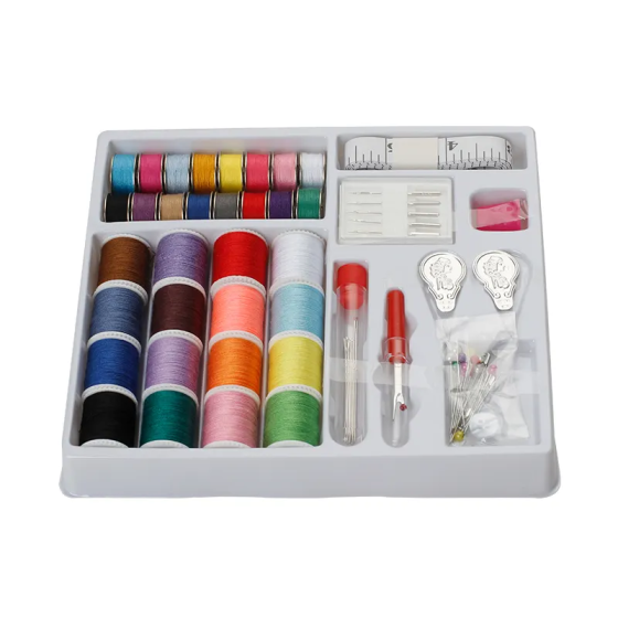 Набор ниток и иголок для шитья, 16 цветных ниток и иголки в наборе Каменец-Подольский