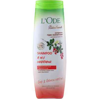Шампунь L'Ode Активный рост и питание Для ослабленных волос 400 мл (4823107600722) Винница