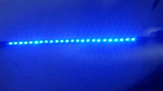 Подсветка гибкая 3635B 40LEDx60см x15мм резинов.основа/синяя Винница