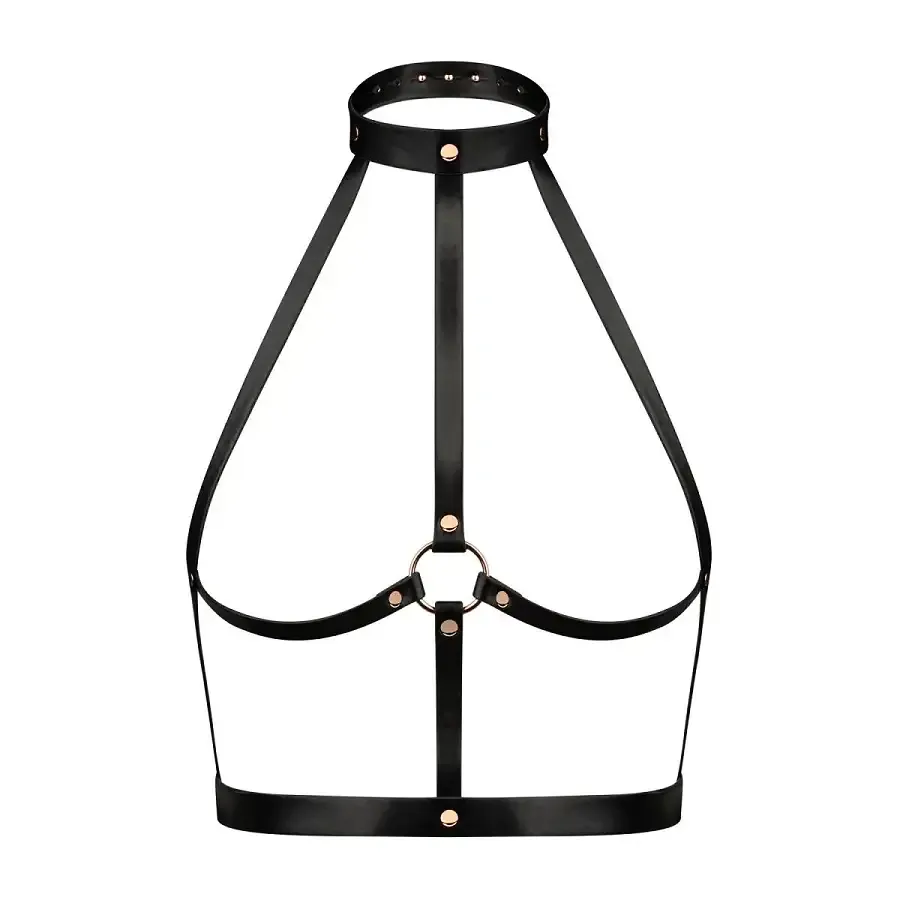 Портупея Rosy Gold - Body Harness - Black Львов - изображение 2