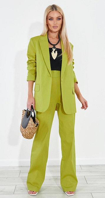 Лляний костюм (44) Київ - фото 1