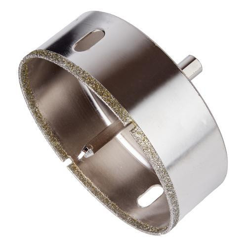 Свердло корончате алмазне по склу та кераміці 100мм з центрувальним свердлом Alloid Одесса - изображение 7