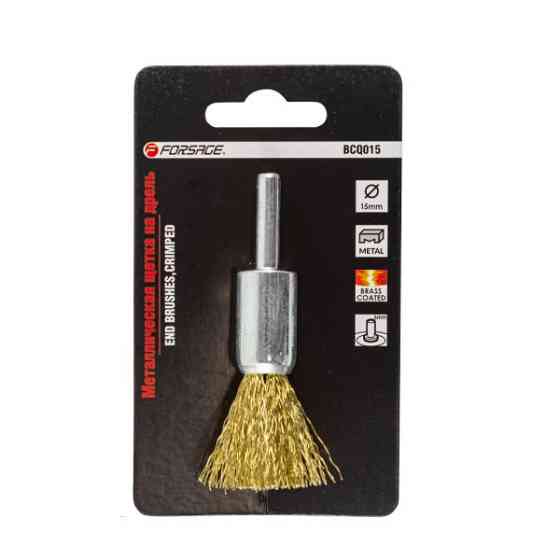 Кордщетка чашеобразная с хвостовиком для дрели 15мм Forsage F-BCQ015 Одесса
