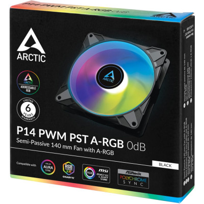 Кулер для корпуса Arctic P14 PWM PST A-RGB (ACFAN00239A) Винница - изображение 4