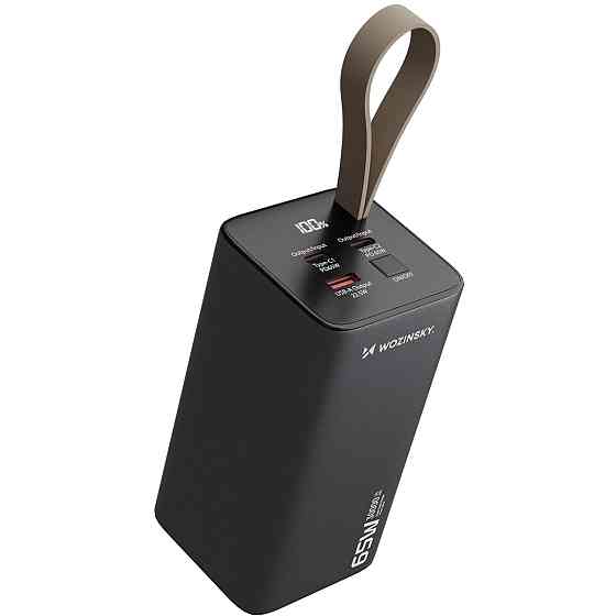 УМБ Wozinsky 30000mAh K65+ 65W PD,QC USB-A,2xUSB-C Gray Вінниця